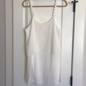 White sundress size S with tags